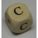 Jouet en bois - Collier alphabet - Lettre 