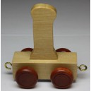 Jouet en bois - Petit Train de Lettres - Lettre 