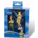 Disney figurines Peter Pan et fée Clochette